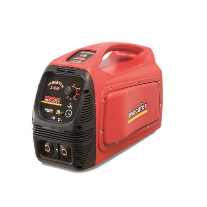 MECAFER Poste à souder Inverter 140 A PINV140 + Masque LCD DIN9-13