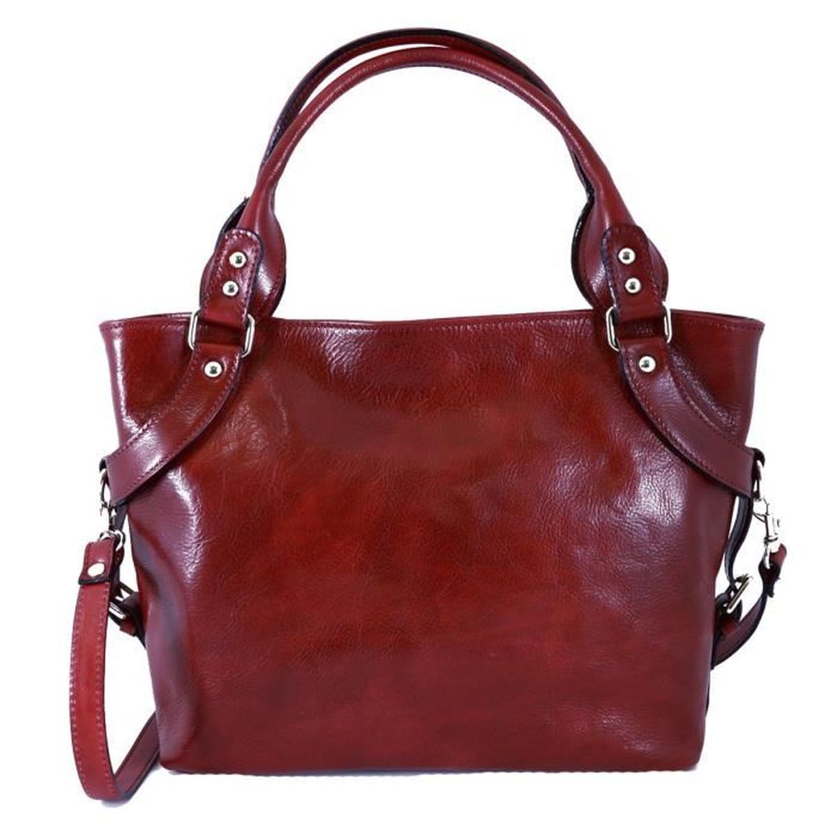 Porté En Épaule Cuir Sac Avec Amovible Véritable Bandoulière UMpzSV