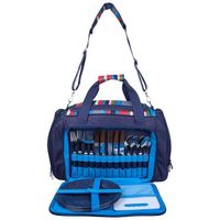 VAISSELLE CAMPING Set Pique Nique Familial 4 Personnes Bandouilère - VAISSELLE CAMPING Set Pique Nique Familial 4 Personnes Bandouilère -