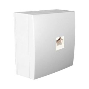 Prise téléphone RJ45 Bel'Vue blanc