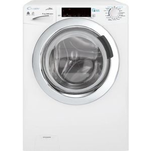 LAVE-LINGE SÉCHANT Candy GVSW 496THC-01, Charge avant, Autonome, Chro