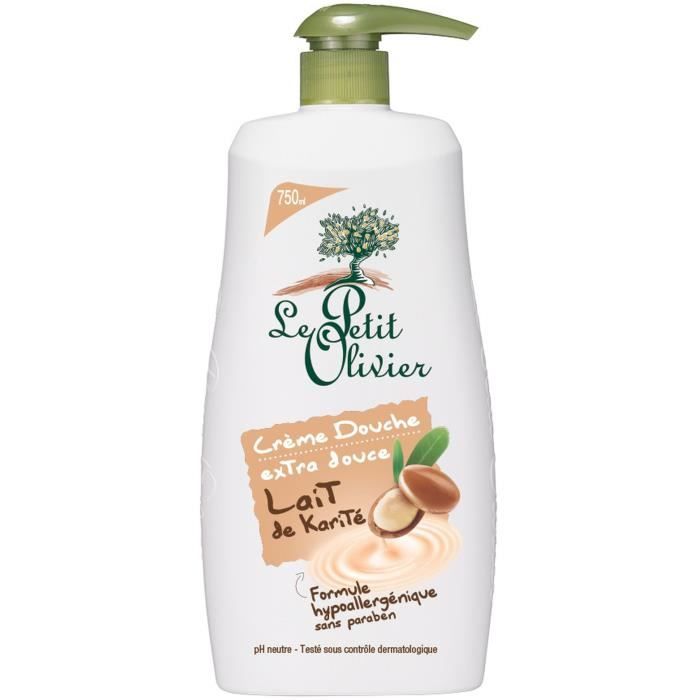 LE PETIT OLIVIER Crème douche Extra douce - Lait de karité - 750 ml