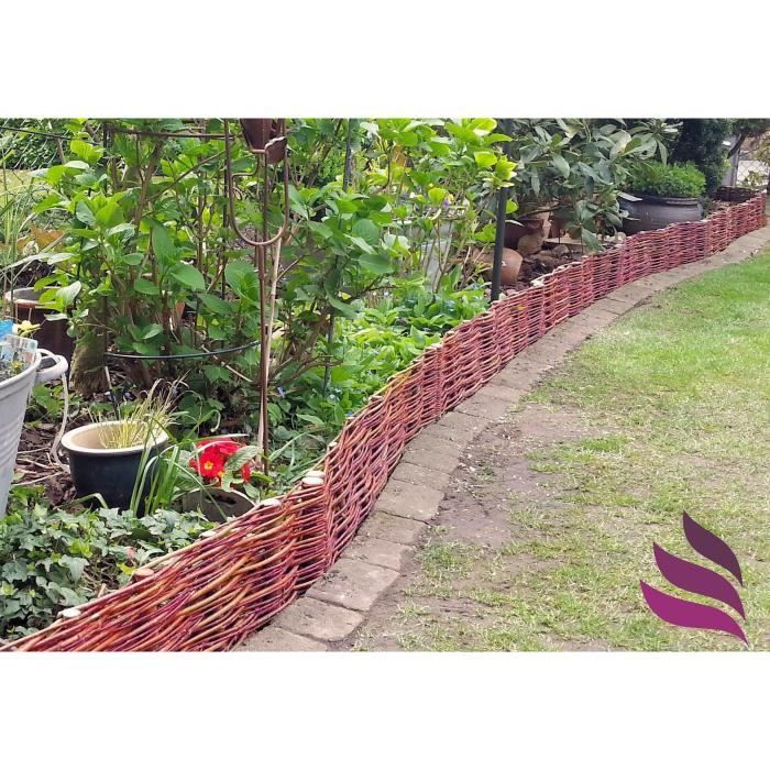 hauteur 20cm jardinage plantes pelouse NEUF Gardena pour vos parterres Marron 9m