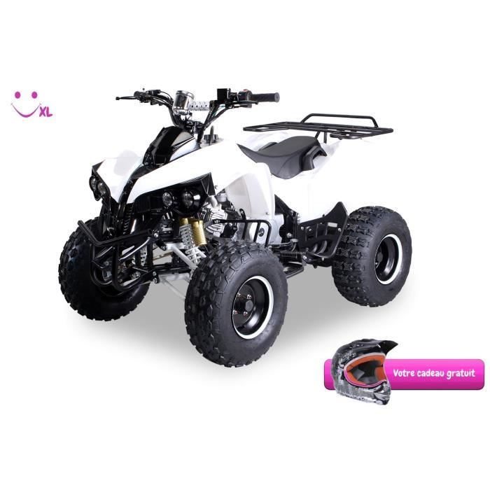 Quad électrique Pour Enfant Atv S 10 125 Cc Blanc Cadeau