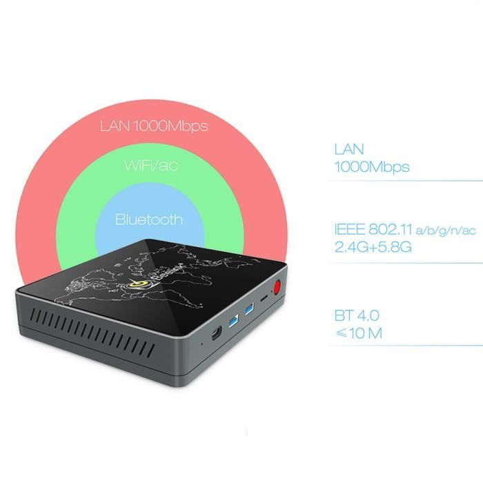 Beelink S1 Mini PC 4K Quad Core 64Bit Bluetooth4.02