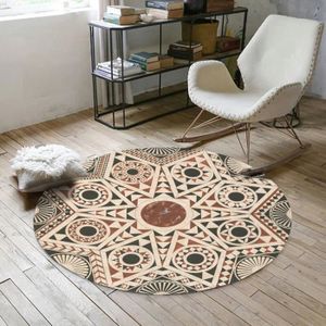 TAPIS tapis ethnique rond φ60cm tapis berbere tapis géom