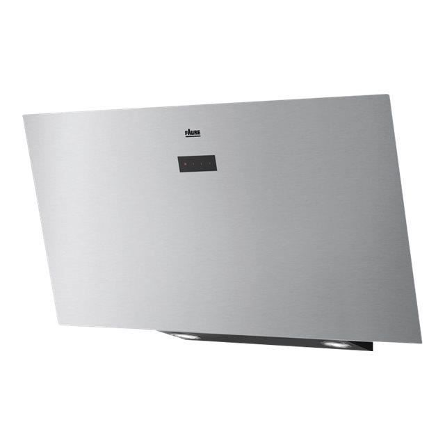 FAURE FHV94650XA - Hotte murale inclinée - Evacuation ou Recyclage - 620m3-h - 52dB - 3 vitesses - commandes tactiles - L90cm - filt