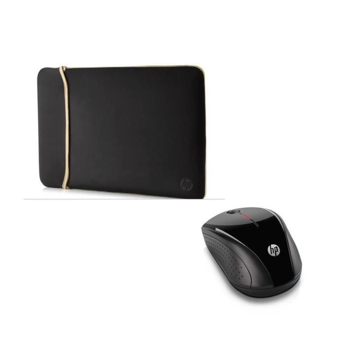 hp housse de protection pc portable chroma sleeve - 14" - réversible