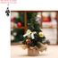 Sapin de Noel Miniature 20cm Noel D/éco Interieux Rouge