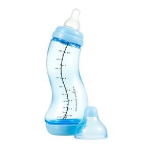 DIFRAX Biberon S Natural 250 ml Bleu