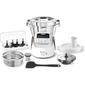 MOULINEX HF906B10 Robot cuiseur I-Companion XL - 1550 W - Gris MOULINEX HF906B10 Robot cuiseur I-Companion XL - 1550 W - Gris