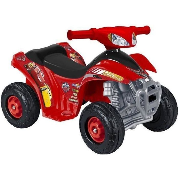 FEBER - Quad CARS 3 Flash McQueen - Véhicule Electrique pour Enfant 6 Volts