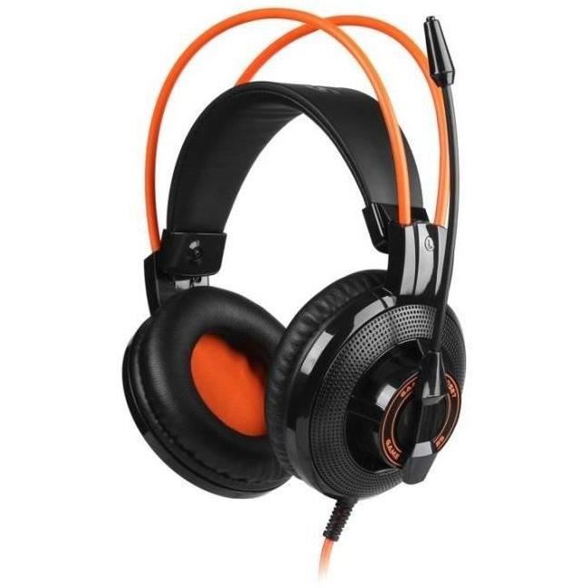 Casque Gaming G925 Somic Noir et orange