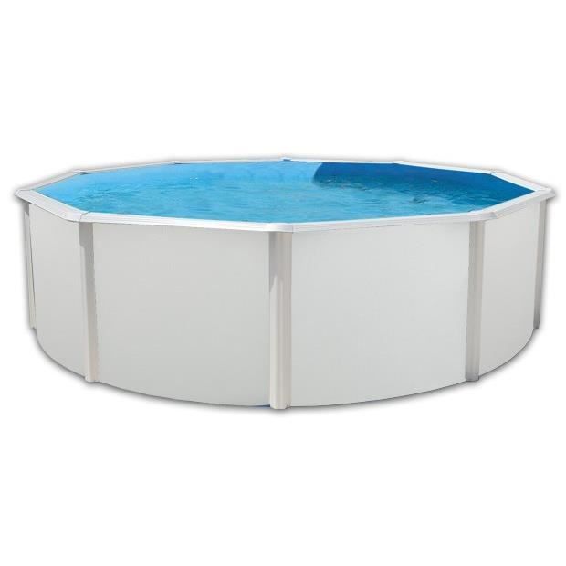 MAGNUM COMPACT Piscine ronde en acier 550x132cm