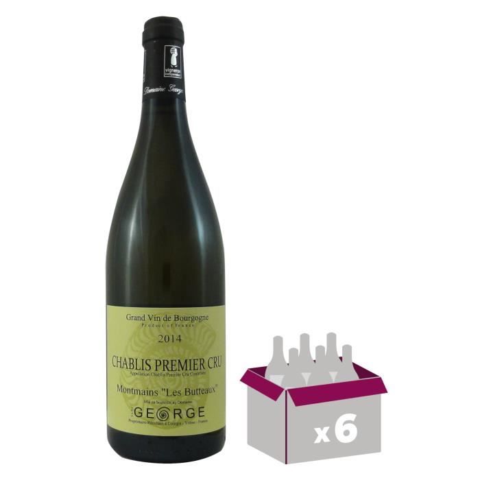 Domaine George 2014 Chablis 1er cru Montmains les butteaux Vin Blanc