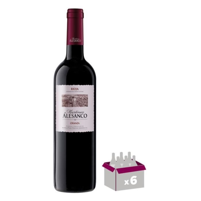 ALESANCO 2014 Crianza Rioja Vin Espagnol Rouge 75 cl DOCQ x 6 Achat / Vente vin rouge