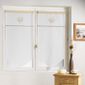 Paire de Voilage Droit -60x90cm- Bi-matière Coeur - Beige - Achat ... Paire de Voilage Droit -60x90cm- Bi-matière Coeur - Beige - Achat ...