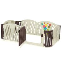 PARC BÉBÉ Baby Vivo Parc Bébé en Plastique 10 Éléments - Bro PARC BÉBÉ Baby Vivo Parc Bébé en Plastique 10 Éléments - Bro