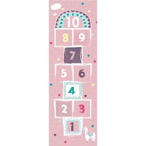 TAPIS Tapis vinyle Enfant - Motif La marelle - 49,5 x 15