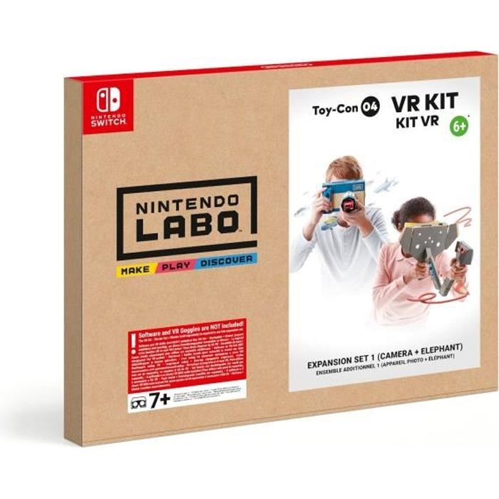 Nintendo Labo™ - Kit VR Toy-Con 04 Ensemble Additionnel 1 ( Appareil photo + Éléphant )