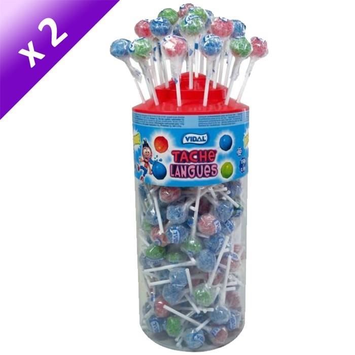 Lot de 2 Tâches Alingues VIDAL Tubo 150 Sucettes