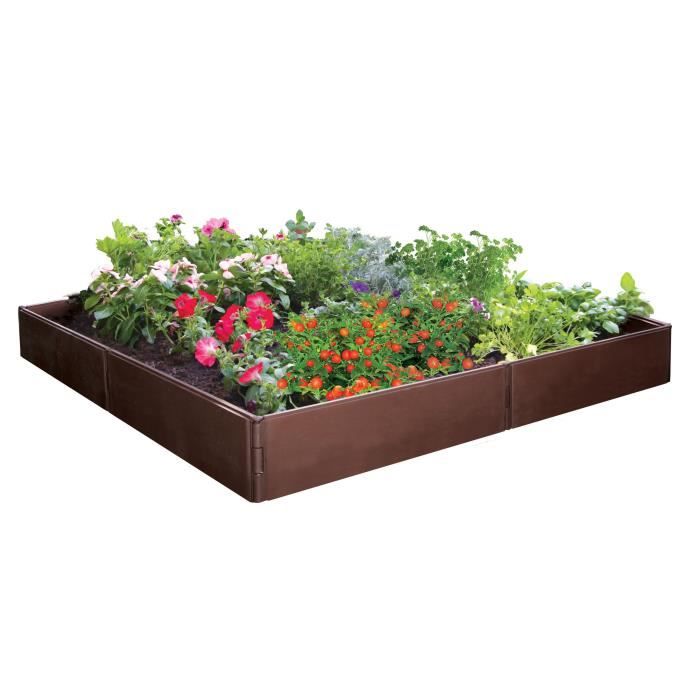 TECHIT Jardin potager multiformes -115 x 115 cm x 13,5 cm