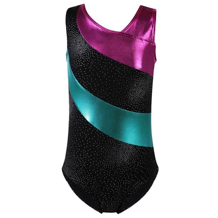 TFJH Justaucorps Gymnastique Fille Tutu Combinaison Danse