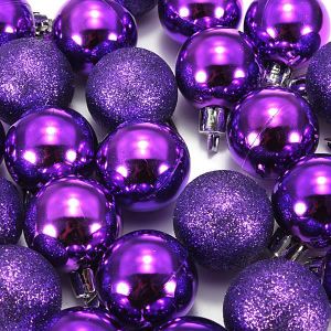 Boule de noel violet - Achat / Vente Boule de noel violet pas cher