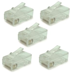 OMENEX Lot de 5 connecteurs RJ45 catégorie 5 pour câbles Ethernet ? sertir
