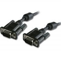 Cordon VGA HD15 M M 2 ferrites 30m