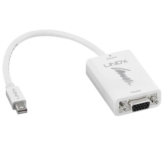 LINDY Adaptateur Mini DisplayPort vers VGA