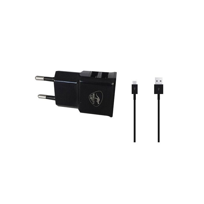 ML Chargeur Secteur + Câble Micro USB - Noir
