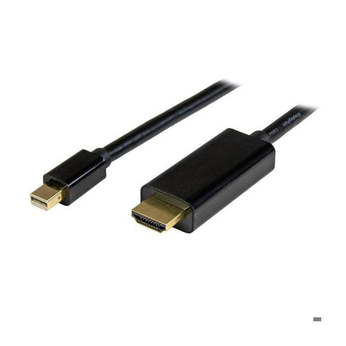 STARTECH.COM Câble adaptateur Mini DisplayPort vers HDMI - 1 m - M / M - 4K - Noir