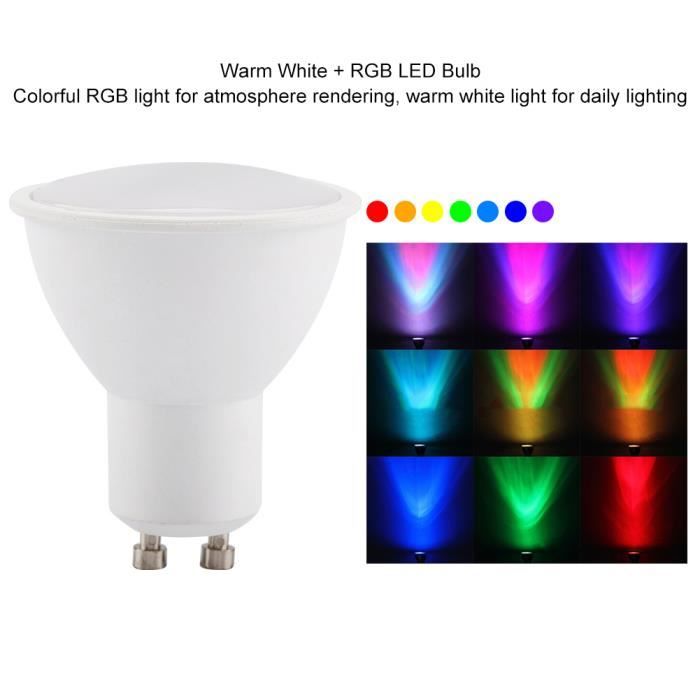Chaud Avec Gu10 Télécommande Couleur Led Nouveau Changement Gl À Lampe Ampoule De Blanc Rvb 3w IfbmY7vyg6