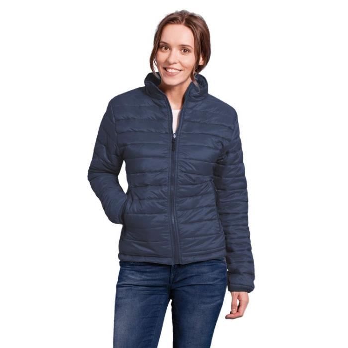 Veste doudoune lègère femme C+ Bleu marine Bleu marine ...
