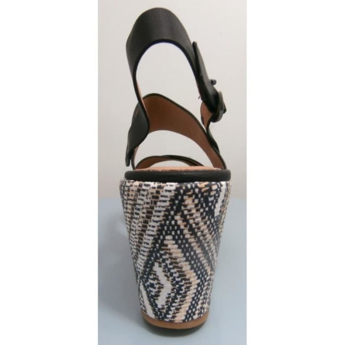Noir Les Bombes Achat Ptites Vente Sandale Compensee Ondine j5ARL34q