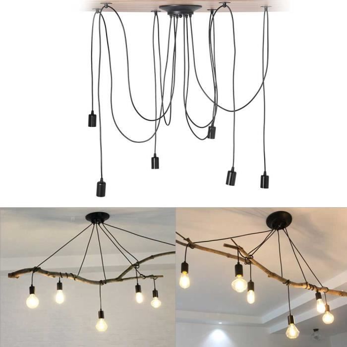 Retro Tech Belle De Lampe Plafond Suspension Luminaires Lustre Kftl1cj