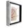 Tableau déco cadre vitrine 30x30 - Feuilles pastel