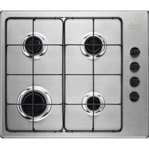 PLAQUE GAZ Table de cuisson gaz 60cm 4 feux 8000w inox - FGH6