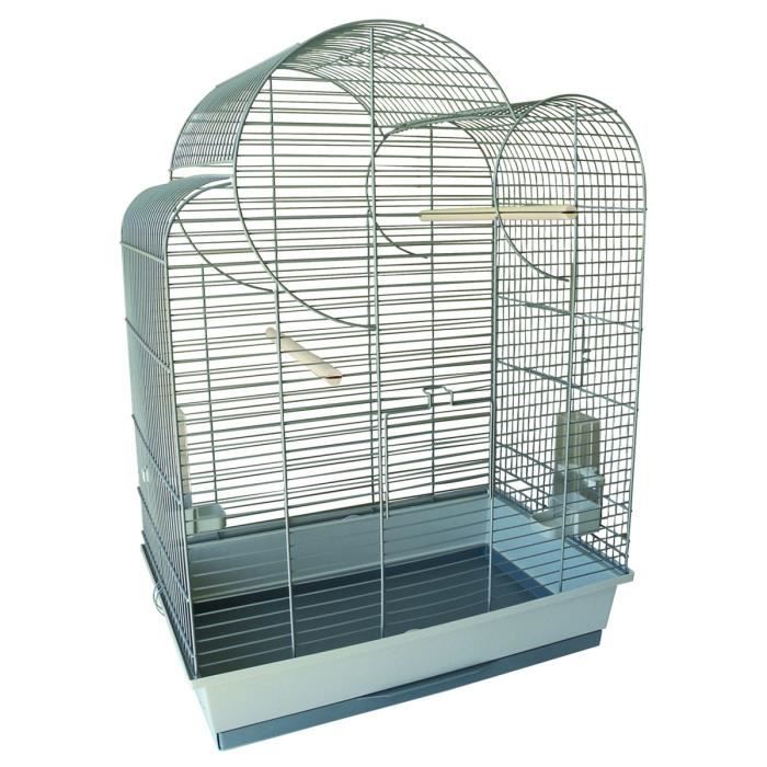 TYROL Cage Lola équipée 54x34x75cm - Pour oiseau