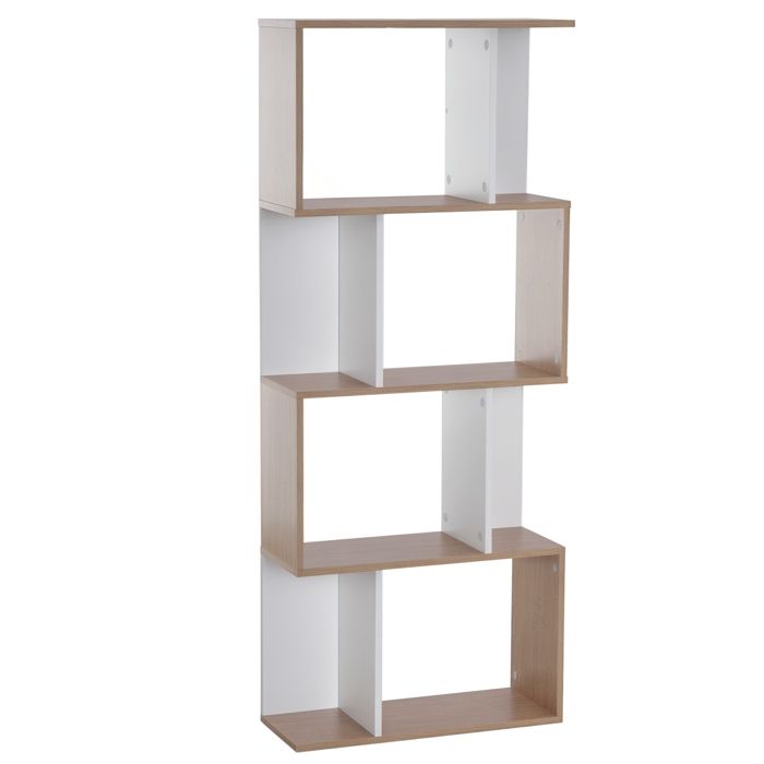 bibliothèque étagère meuble de rangement design contemporain en s 4