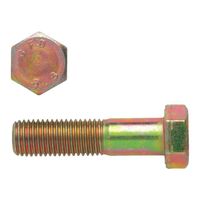 BOULON - ÉCROU Corps de boulon tête Hex 6 pans 8.8 zingué jaune G BOULON - ÉCROU Corps de boulon tête Hex 6 pans 8.8 zingué jaune G