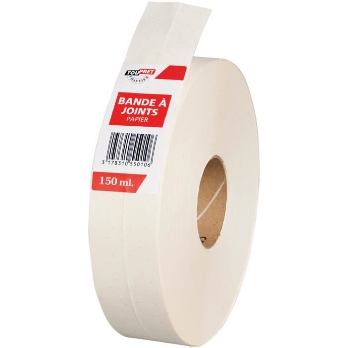 TOUPRET Bande a joints papier 5cm x 153m