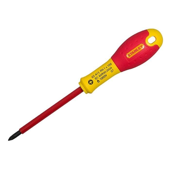 STANLEY Tournevis isolé Fatmax Phillips 1 x 100 mm