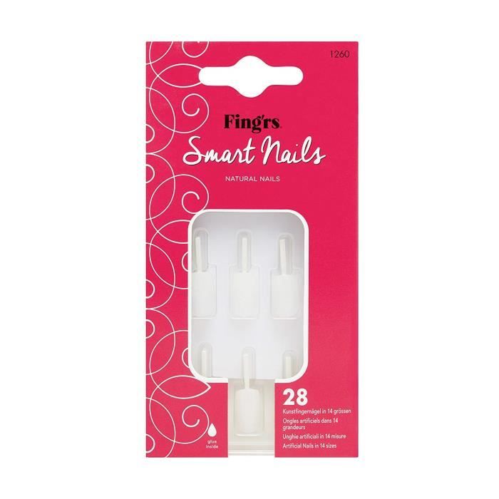 Fingrs 1260x4 Faux Ongles 28 Ongles Smart Nails Naturels à Coller