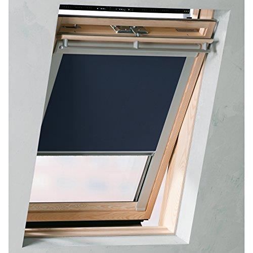 solreflect d12 store occultant bleu foncé 39x77cm pour lucarnes