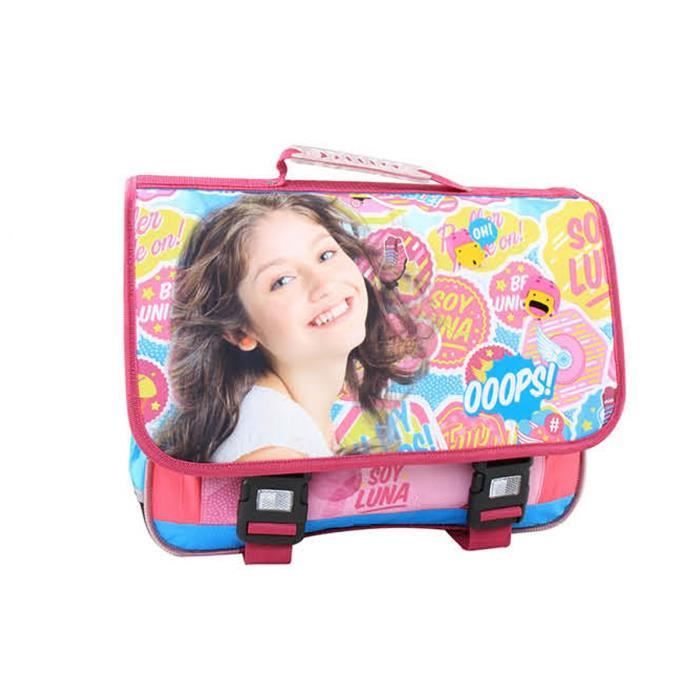 SOY LUNA Cartable 1 compartiment - Primaire - Fille - 41 cm - rose