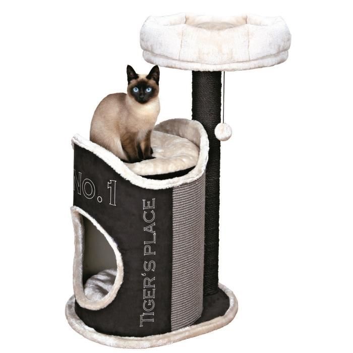 TRIXIE Arbre à chat Susana 90cm - Noir et gris clair