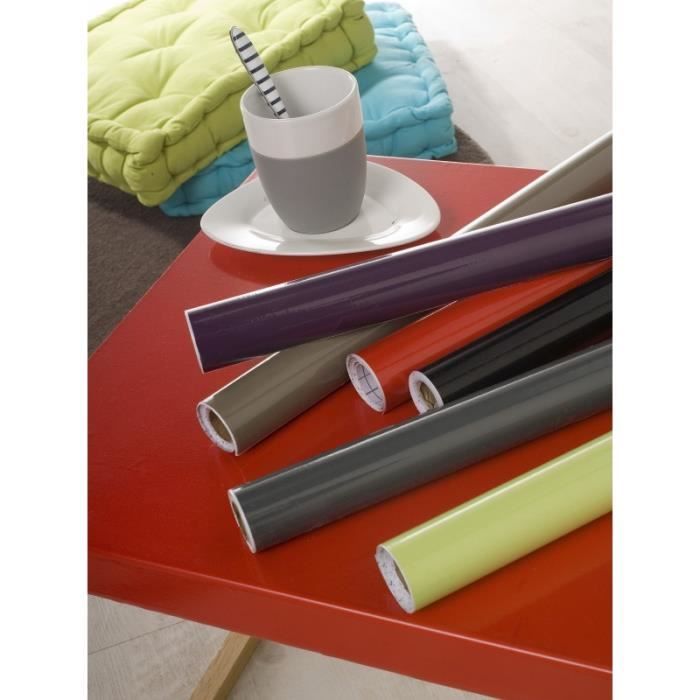 Adhésif laqué taupe - Achat / Vente papier peint PVC ...