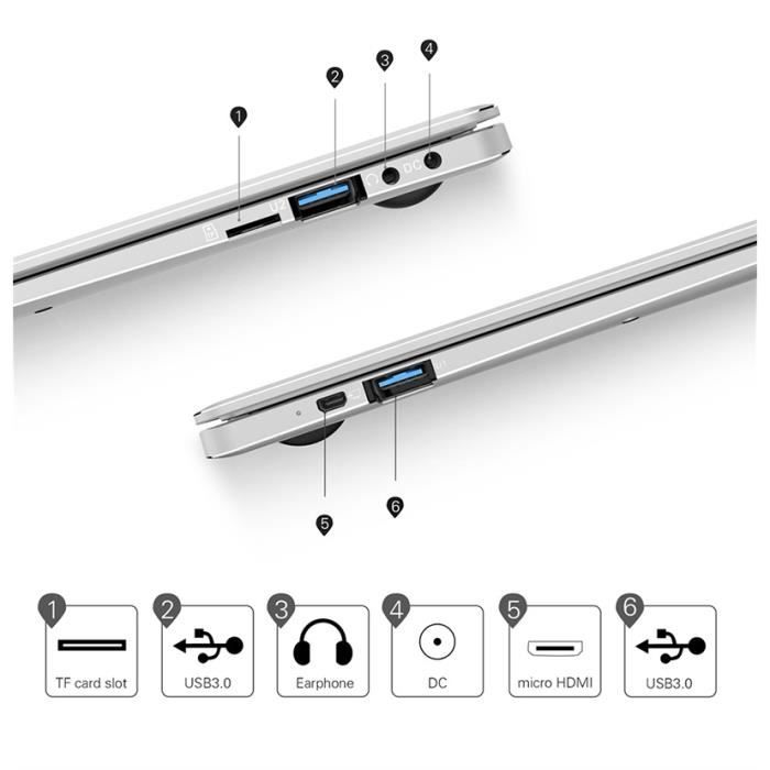 JUMPER EZbook 3L Pro Ordinateur Portable Ultrabook3